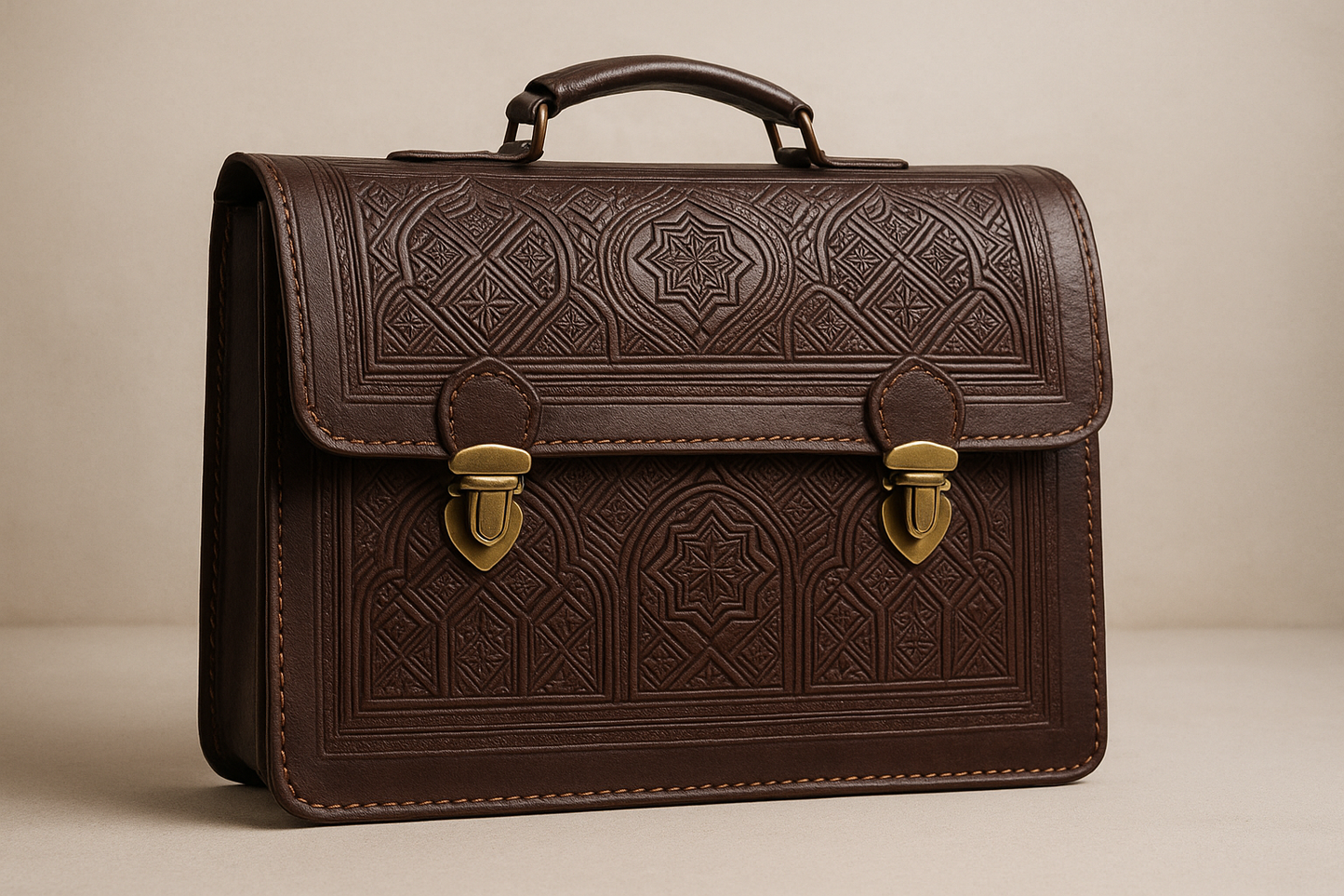 Moroccan Leather Briefcase