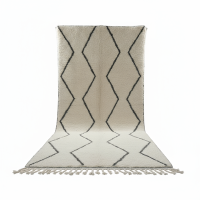 Rug product photo on white background