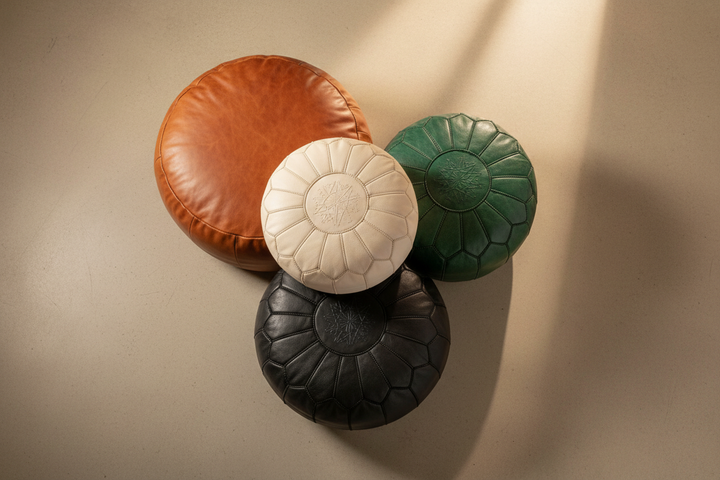 Moroccan Pouf Colours: How to Choose the Right One for Your Room