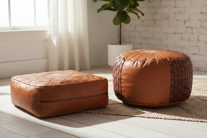 Stuffed vs Unstuffed Moroccan Pouf: Which Should You Order?