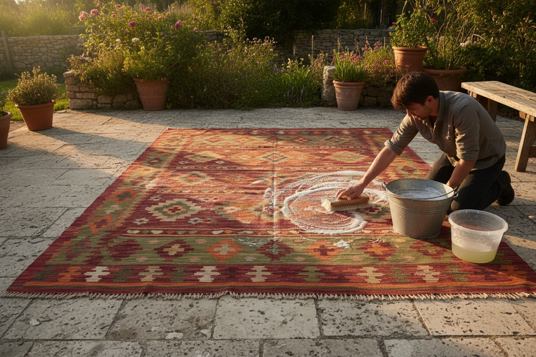 How to Wash a Kilim Rug at Home Safely