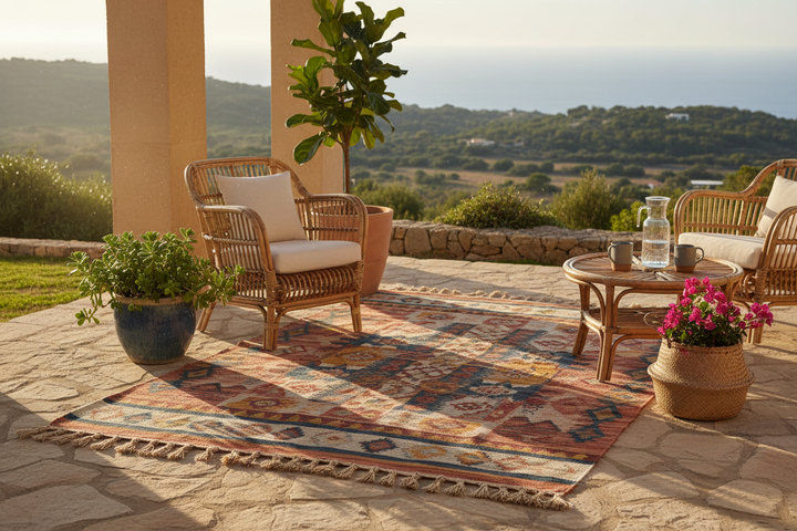 Outdoor Rug Ideas: Can You Use a Kilim Rug Outside?