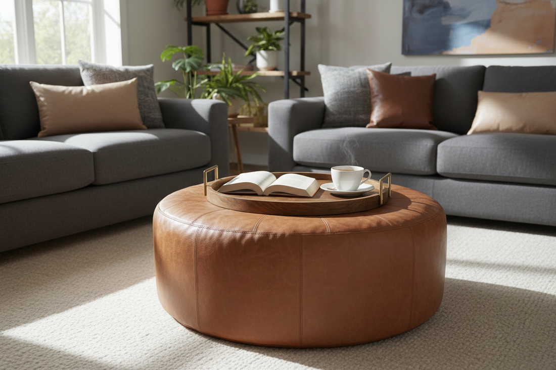 Moroccan Pouf as a Coffee Table: Does It Really Work?