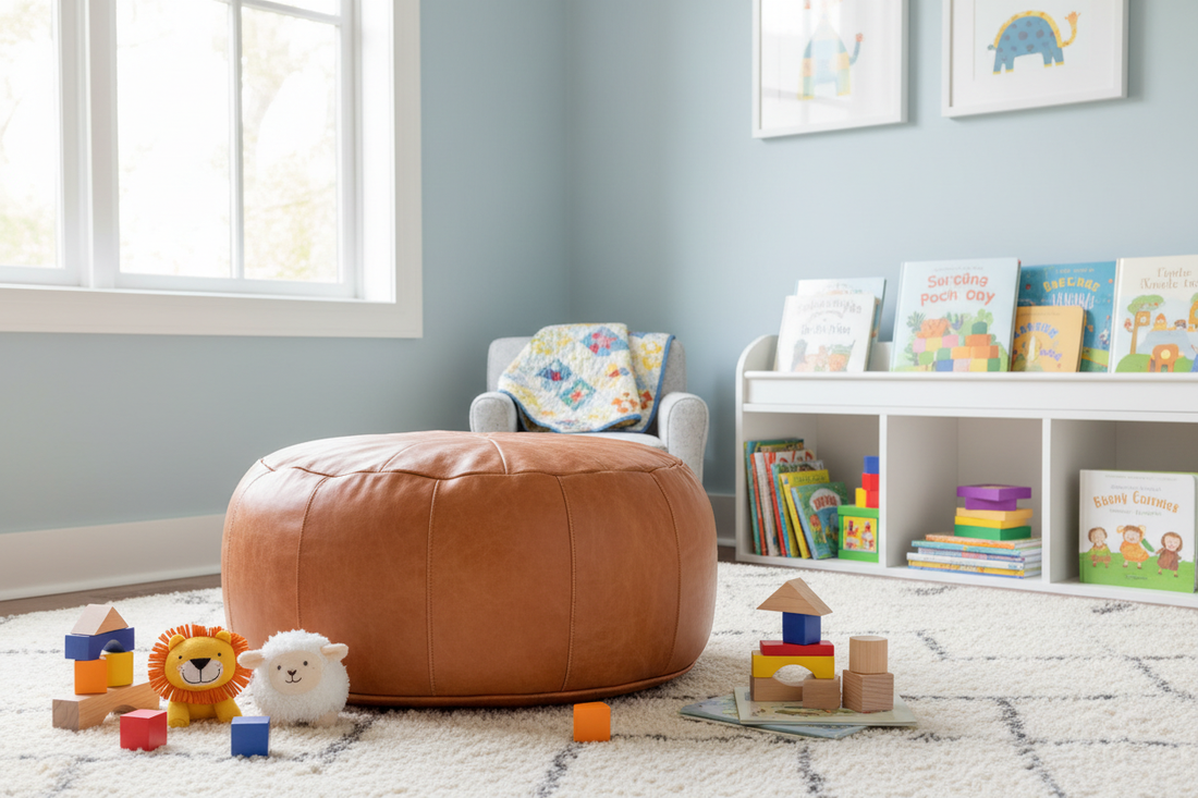 How to Use a Pouf in a Kids Room That Survives Real Use