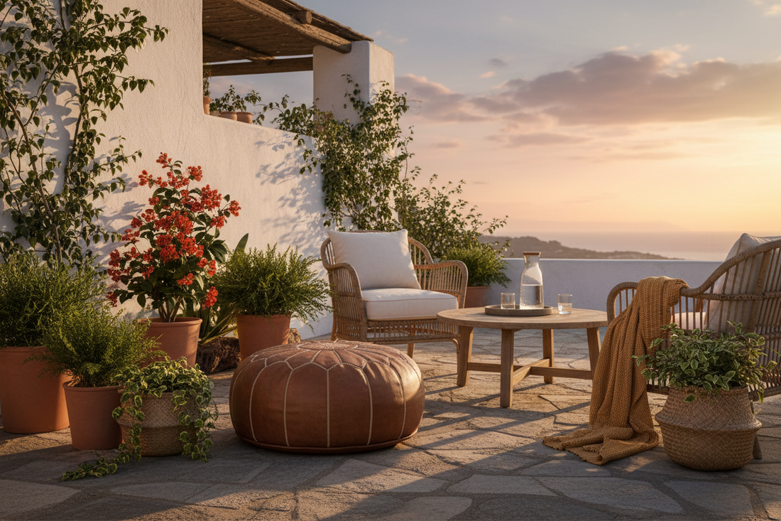 Moroccan Pouf for the Garden or Terrace: What You Need to Know