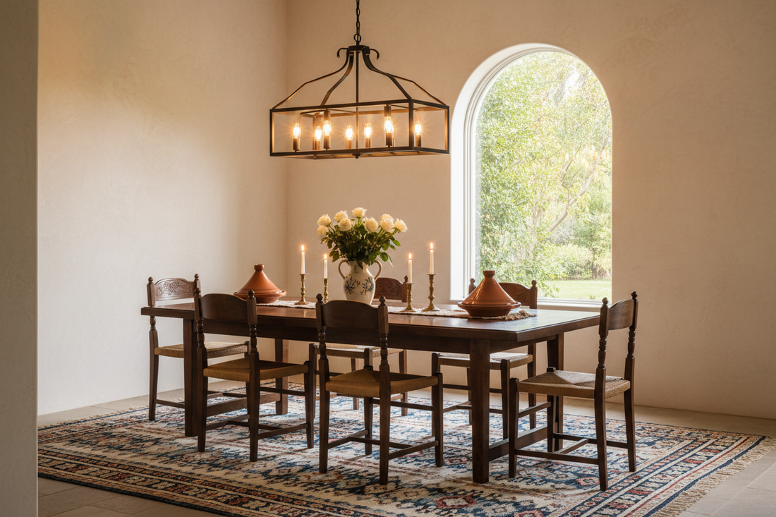 Moroccan Rugs for Dining Rooms: What Size and Style to Choose