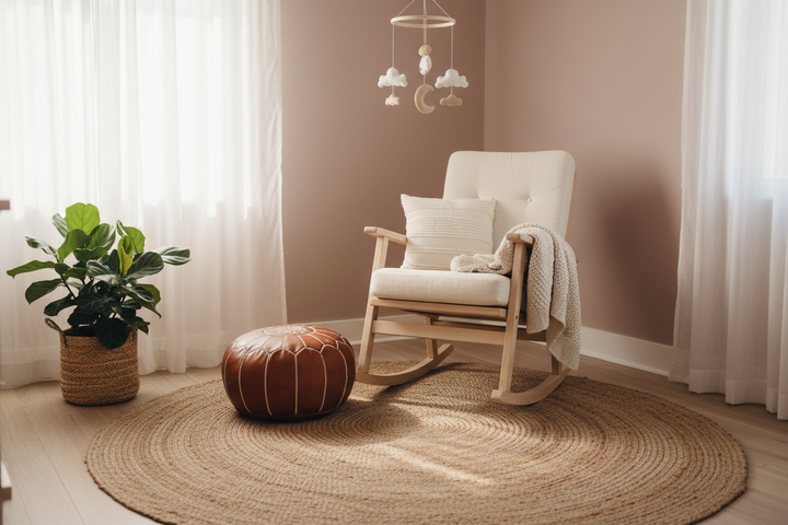Moroccan Pouf for a Nursery: Is Leather Safe?