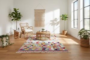 Azilal rug in boho living room