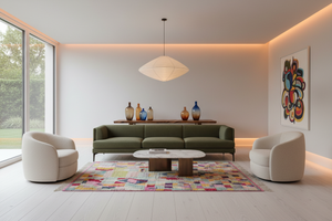 Azilal rug in Italian designer living room