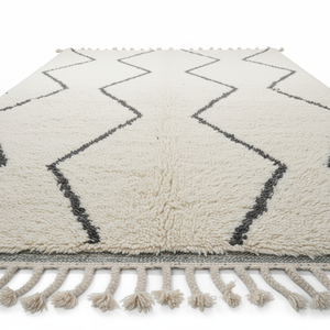 Close-up detail shot of rug texture
