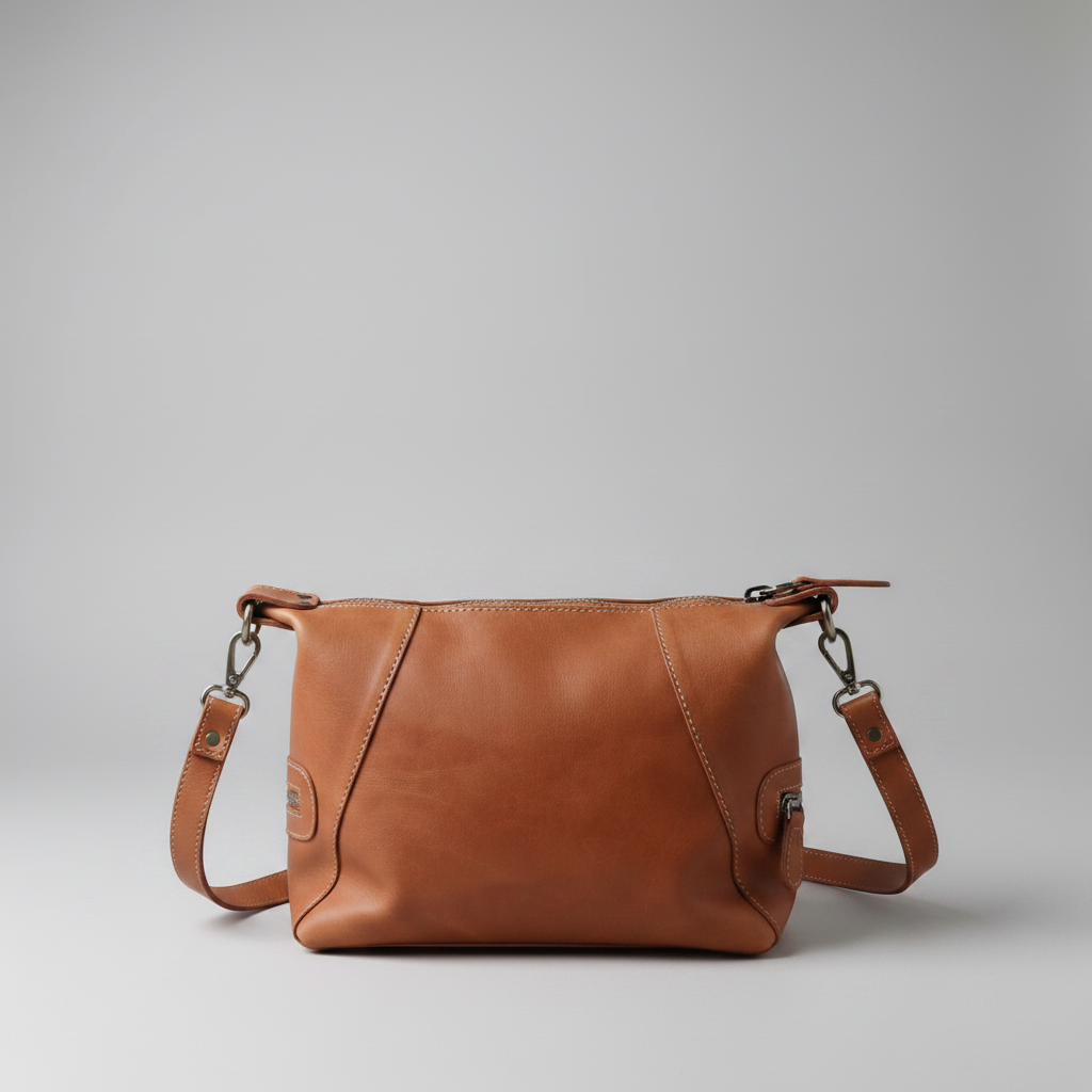 Sac bandoulière en cuir marocain – Fait main à Marrakech