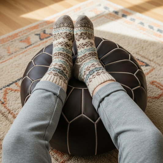 Image 5 — Styled Shot with Person (Legs Only)