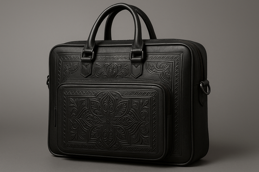 Moroccan Leather Laptop Bag