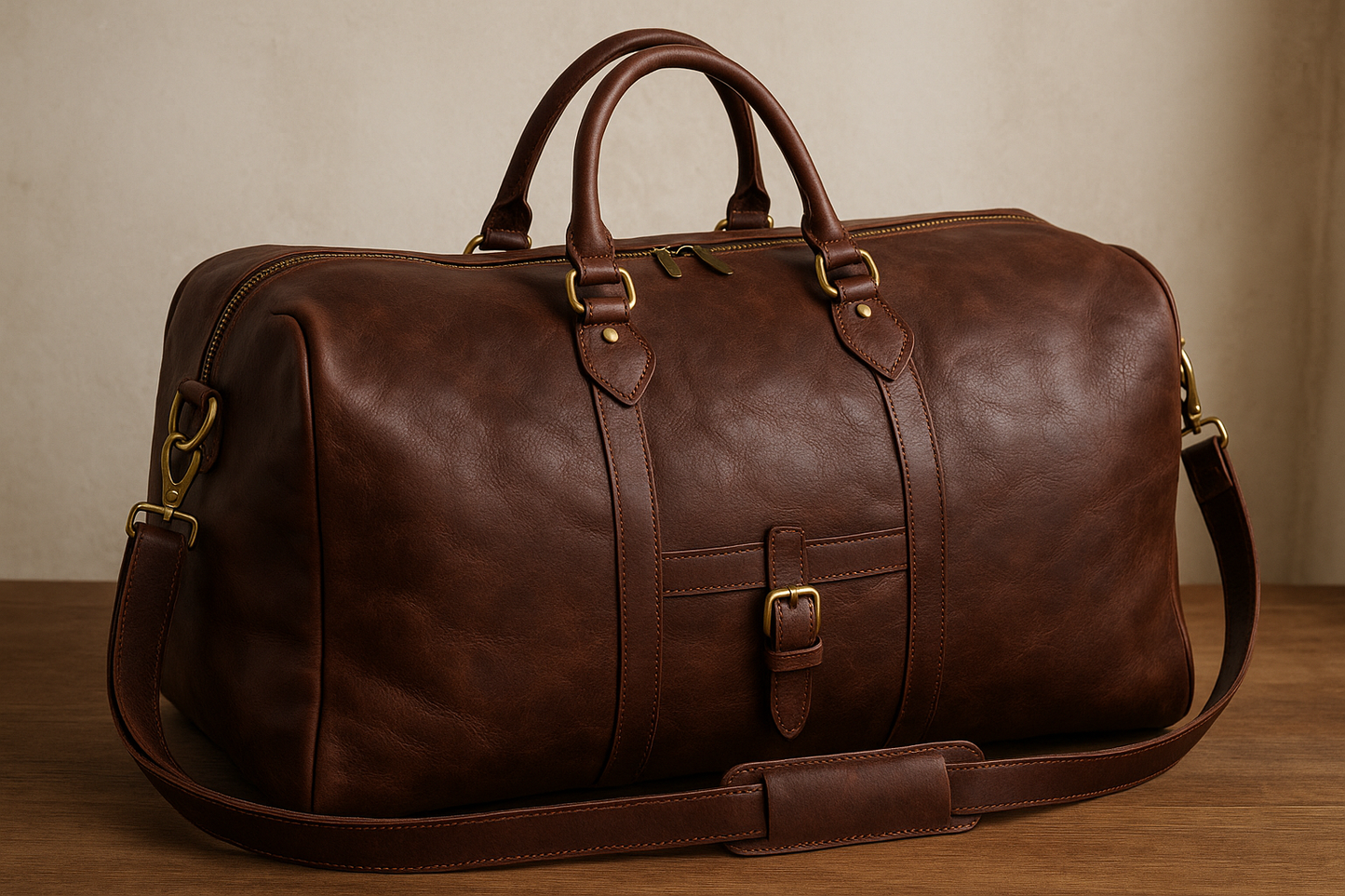 Extra Large Moroccan Leather Weekender Bag