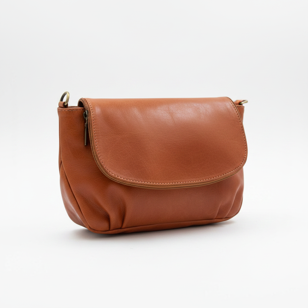 Handmade Moroccan Leather Crossbody Bag – Marrakech