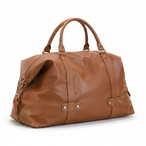 Leather Duffle Bag – Side Angle