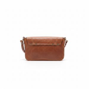 Moroccan Leather Crossbody Bag – Back Studio Shot