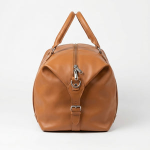 Moroccan Handcrafted Leather Duffle Bag