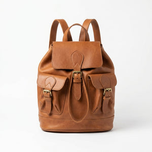 Zaino Heritage in pelle – Vera pelle color cuoio