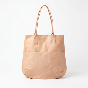Soft Tote Bag – Blush Genuine Leather