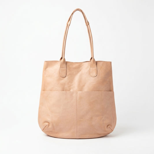Soft Tote Bag – Blush Genuine Leather