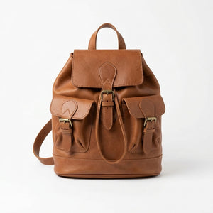 Zaino Heritage in pelle – Vera pelle color cuoio