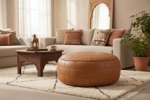 Pouf in Styled Interior
