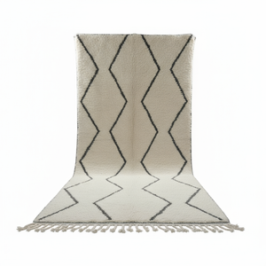 Rug product photo on white background