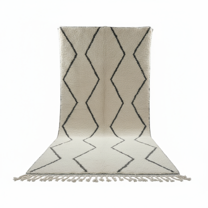 Rug product photo on white background