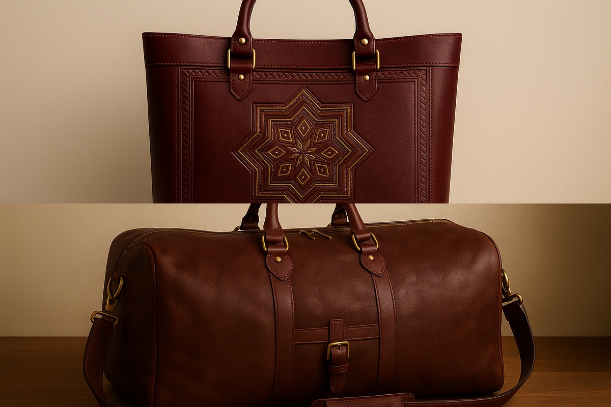 Vintage Moroccan Leather Bag