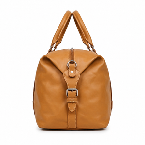 Moroccan Leather Duffle Bag – Handcrafted in Marrakech